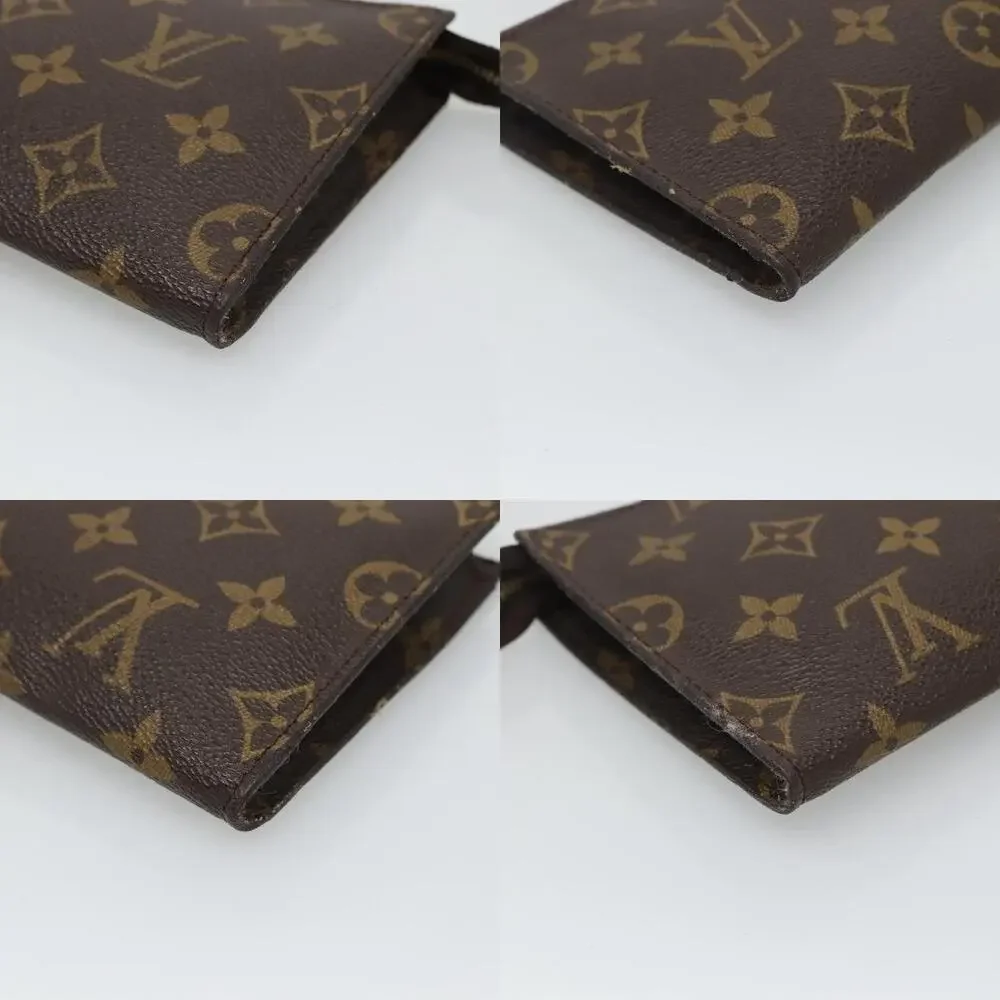 Louis Vuitton Monogram Bucket PM Accessory Pouch Brown